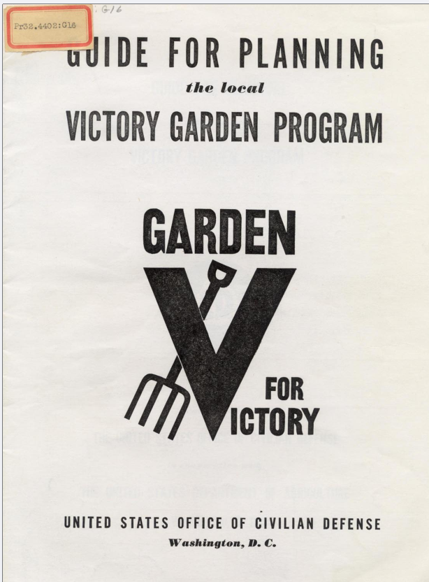Guide for Planning the Local Victory Garden Program