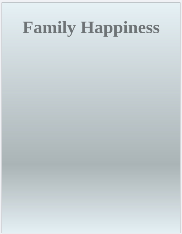 Family Happiness
